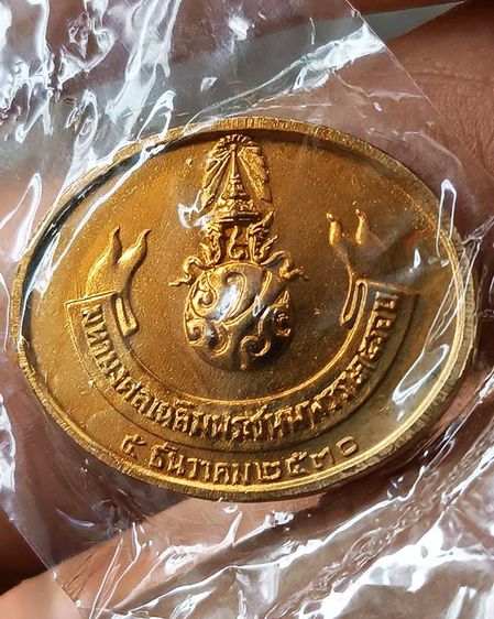 เหรียญพระนอน หลัง ภปร. พิธีใหญ่วัดโพธิ์ ฉลองในหลวงพระชนมายุครบ 5 รอบ พ.ศ. 2530 ไม่ผ่านการใช้ รูปที่ 40