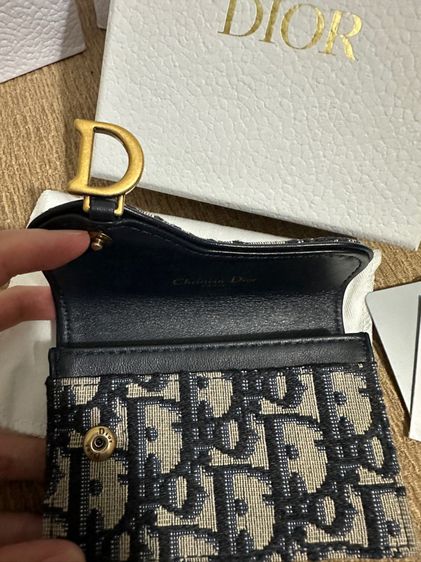 Dior Small Saddle Flap Card Holder รูปที่ 3