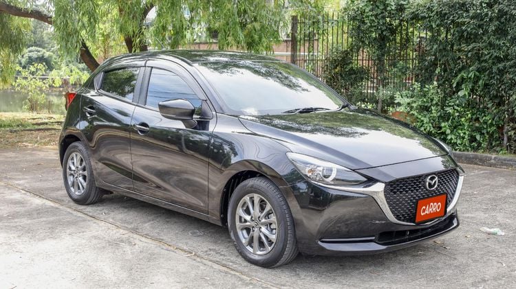 Mazda Mazda 2 2021 1.3 C Sports Sedan เบนซิน ไม่ติดแก๊ส เกียร์อัตโนมัติ ดำ รูปที่ 1