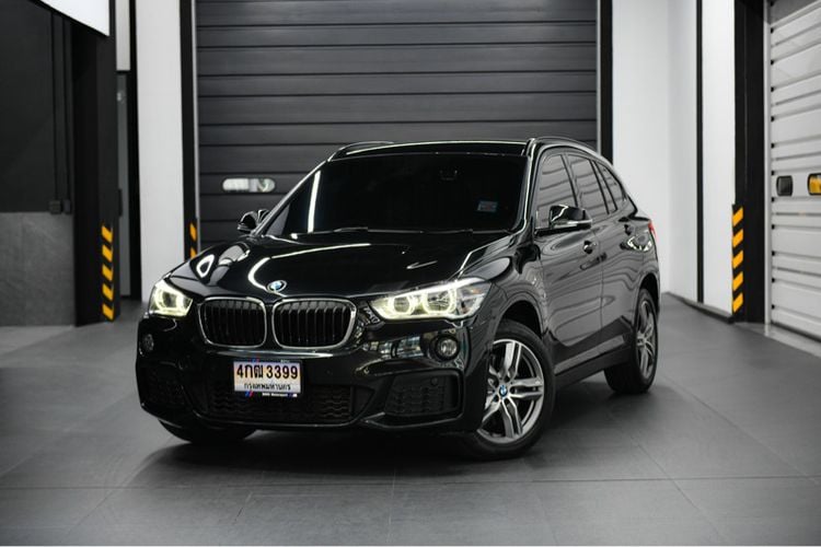 BMW X1 2019 2.0 sDrive20d M Sport Utility-car ดีเซล ไม่ติดแก๊ส เกียร์อัตโนมัติ ดำ