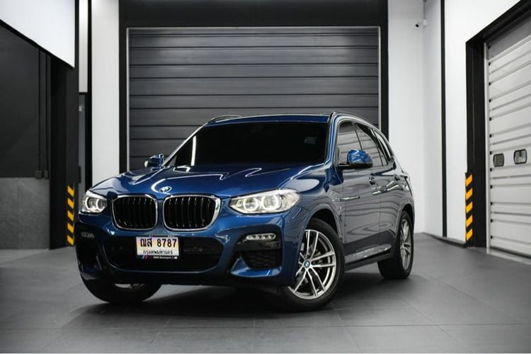 BMW X3 2019 2.0 xDrive20d 4WD Utility-car ดีเซล ไม่ติดแก๊ส เกียร์อัตโนมัติ น้ำเงิน รูปที่ 1