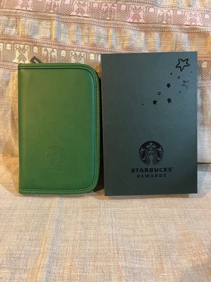 เขียว กระเป๋าใส่หนังสือเดินทางสตาร์บัค Starbusks Passport Holder