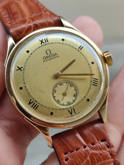 นาฬิกา OMEGA Bumper 14k Solid Gold ปี1944s รูปที่ 8