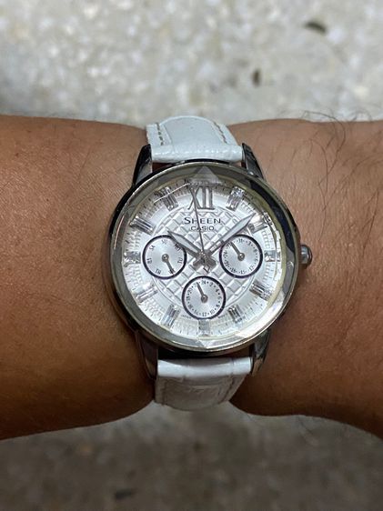 นาฬิกายี่ห้อ CASIO  Sheen  ของแท้มือสอง สแตนเลส สายเปลี่ยนมาใหม่ 850฿ รูปที่ 8