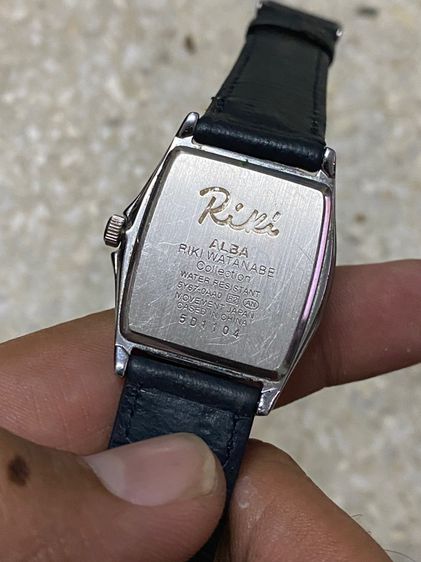 นาฬิกายี่ห้อ RiKi  by ALBA  ควอทซ์ ผู้ ญ  ของแท้มือสอง   สายหนังเปลี่ยนมาใหม่  850฿ รูปที่ 3