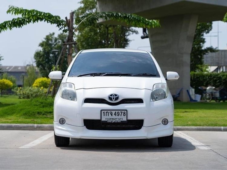 Toyota Yaris 2012 1.5 E Sedan เบนซิน ไม่ติดแก๊ส เกียร์อัตโนมัติ ขาว