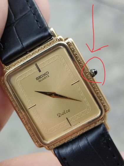 นาฬิกา​ SEIKO Dolce JAPAN 14k Solid Gold รูปที่ 11
