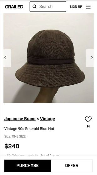 หมวก​ Emerald​ Blue​ Hat รูปที่ 7