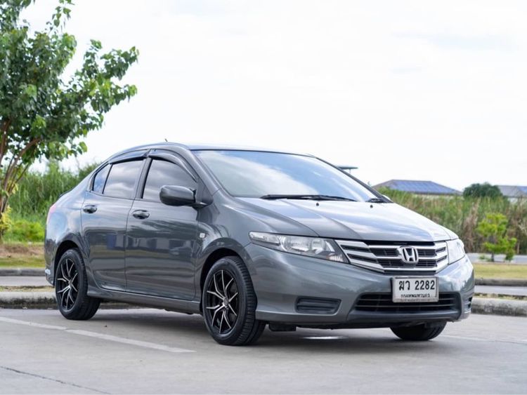 Honda City 2012 1.5 S Sedan เบนซิน ไม่ติดแก๊ส เกียร์อัตโนมัติ เทา