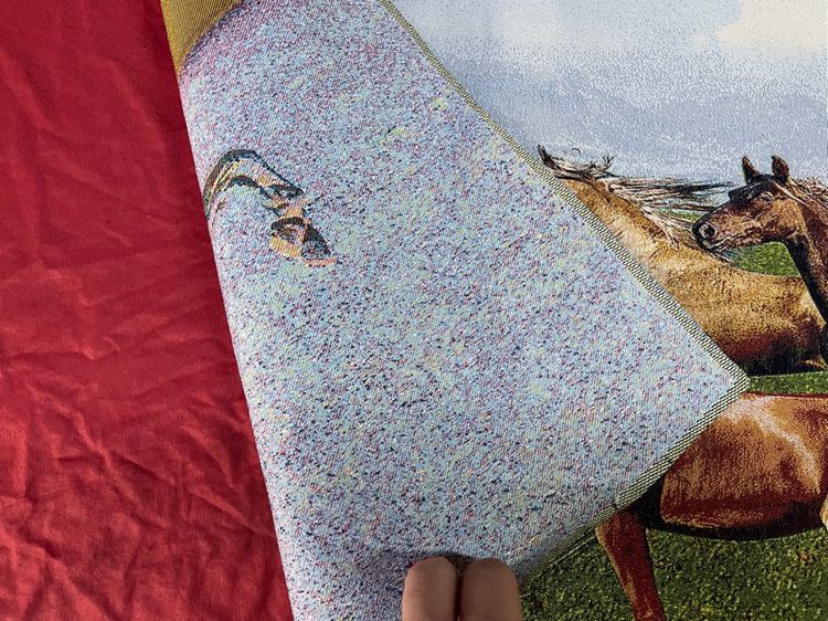 ภาพปัก ม้าแปดตัว ผืนยาวสะสม รูปที่ 6