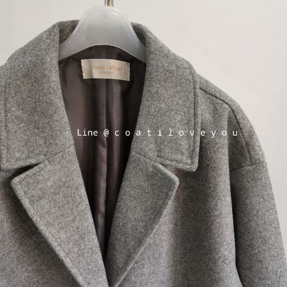 เสื้อโค้ท Chocol​ Raffine​ Long Coat ของใหม่ รูปที่ 2