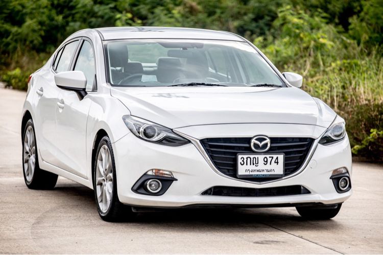 Mazda Mazda3 2014 2.0 S Sports Sedan เบนซิน ไม่ติดแก๊ส เกียร์อัตโนมัติ ขาว