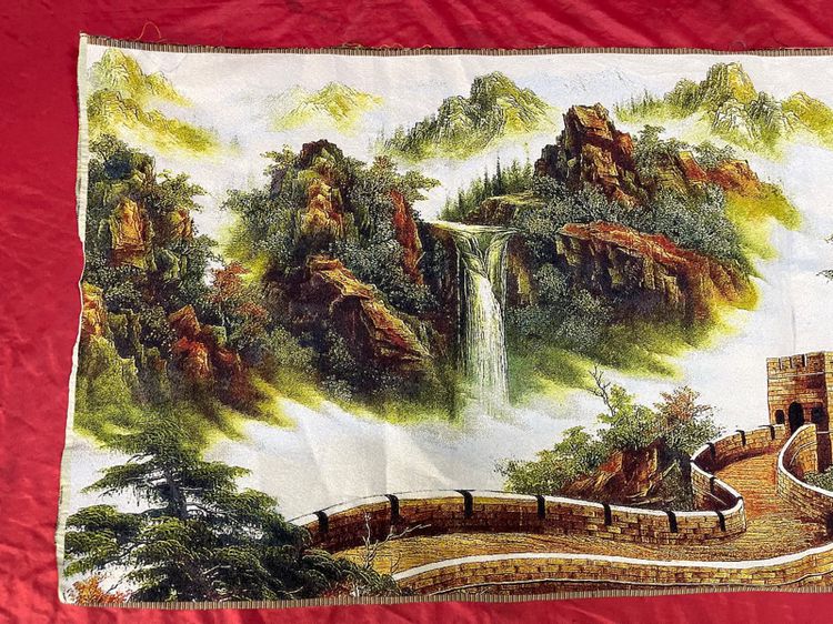 ภาพปัก กำแพงเมืองจีน ผืนยาวสะสม รูปที่ 4