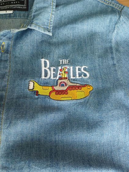 The Beatles x Stayreal Unisex Danim Shirt Size S  รูปที่ 8