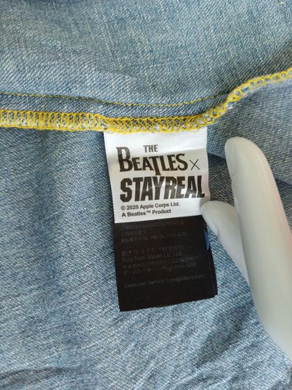 The Beatles x Stayreal Unisex Danim Shirt Size S  รูปที่ 6
