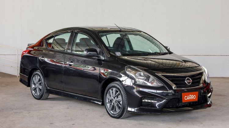 Nissan Almera 2018 1.2 E Sportech Sedan เบนซิน ไม่ติดแก๊ส เกียร์อัตโนมัติ ดำ รูปที่ 1