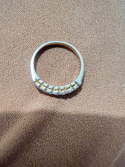 แหวนทองแท้ เพชรแท้ 9 เม็ด  รูปที่ 2
