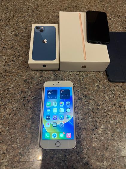 ขายไอโฟน8PlusสีSilver,Gold64กิ๊กสูนTrueไร้รอยตกใช้งานดีสวยๆถูกๆ รูปที่ 8