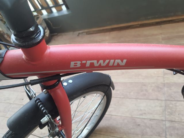 จักรยานพับได้มีเกียร์ BTWIN ซื้อจาก Decathlon 