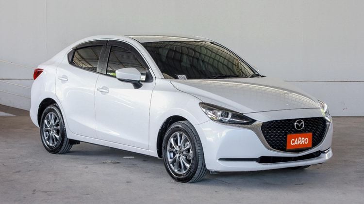 Mazda Mazda 2 2022 1.3 C Sedan เบนซิน ไม่ติดแก๊ส เกียร์อัตโนมัติ ขาว