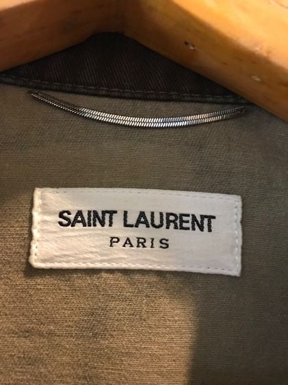 เสื้อแจ็คเก็ตลายทหาร Saint Laurent รูปที่ 4