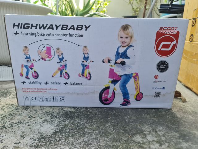 ขาย scooter เด็ก 2 in 1 รscoot and ride รุ่น highwaybaby