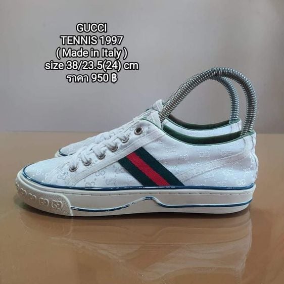 GUCCI
TENNIS 1997
( Made in Italy )
size 38ยาว23.5(24) cm
ราคา 950 ฿ รูปที่ 1