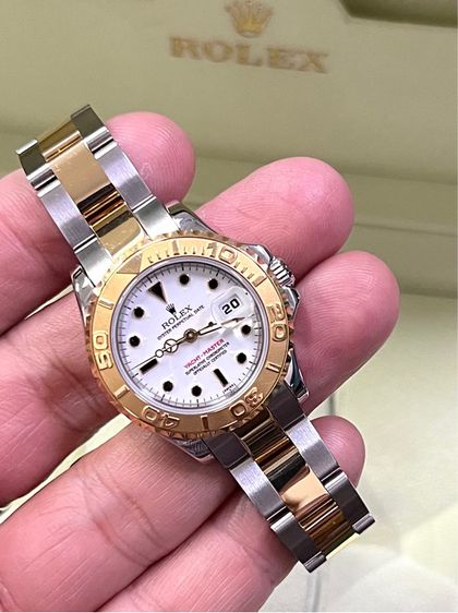 ROLEX yacht master 69623 หน้าขาว 29 mm.  รูปที่ 3