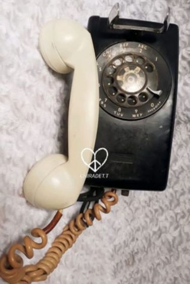 โทรศัพท์บ้านแบบแขวนผนังแนววินเทจ ปี ค.ศ.1920 ยี่ห้อระบุบนเครื่อง (Western Electric) MADE IN U.S A. สภาพสมบูรณ์ (ราคาขายรวมค่าจัดส่ง EMS) รูปที่ 6