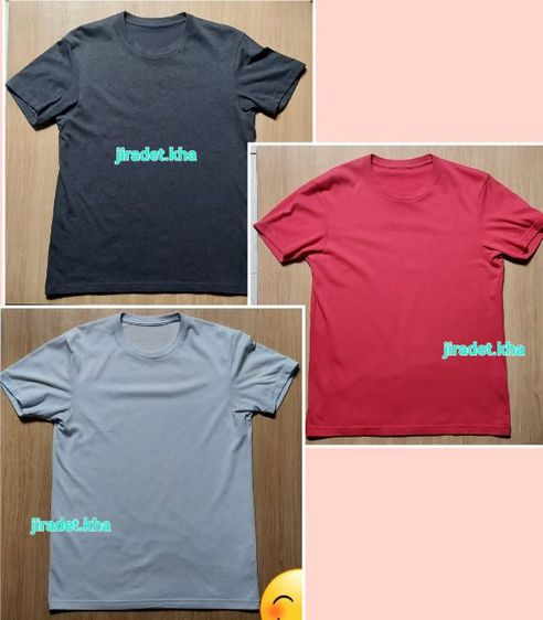 UNIQLOเสื้อยืดคอกลมสีพื้น  สินค้ามือ 2 สภาพดีและใหม่มาก สินค้ามีสีและไซส์ละ 1 ตัว รายละเอียดด้านล่าง รูปที่ 2