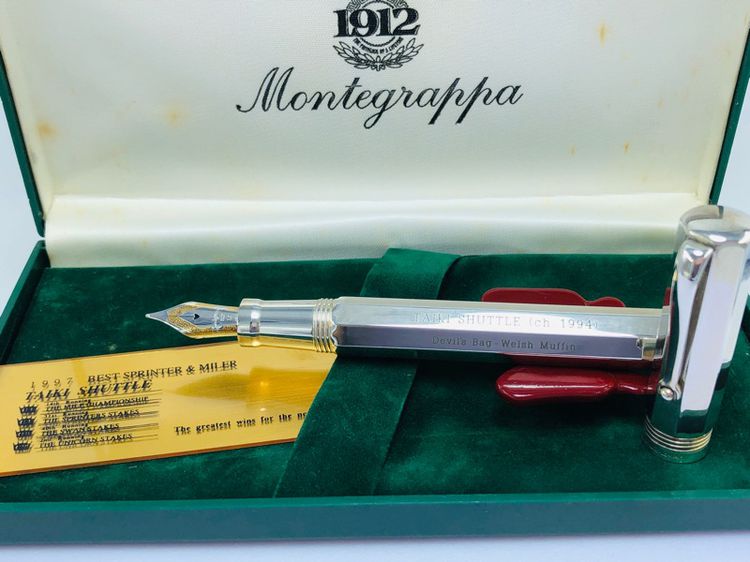 montegrappa silver pen (65682) รูปที่ 2
