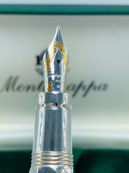 montegrappa silver pen (65682) รูปที่ 3