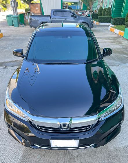 Honda Accord 2016 2.0 Hybrid Tech Sedan ไฮบริด ไม่ติดแก๊ส เกียร์อัตโนมัติ ดำ รูปที่ 2