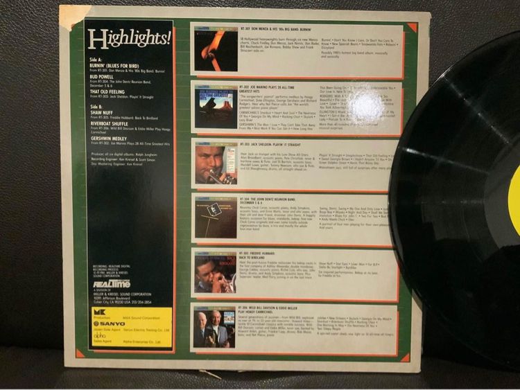 ขายแผ่นเสียงออดิโอไฟล์แจ๊สบันทึกเยี่ยม MK Realtime Records Audiophile Lp Vinyl ส่งฟรี รูปที่ 3