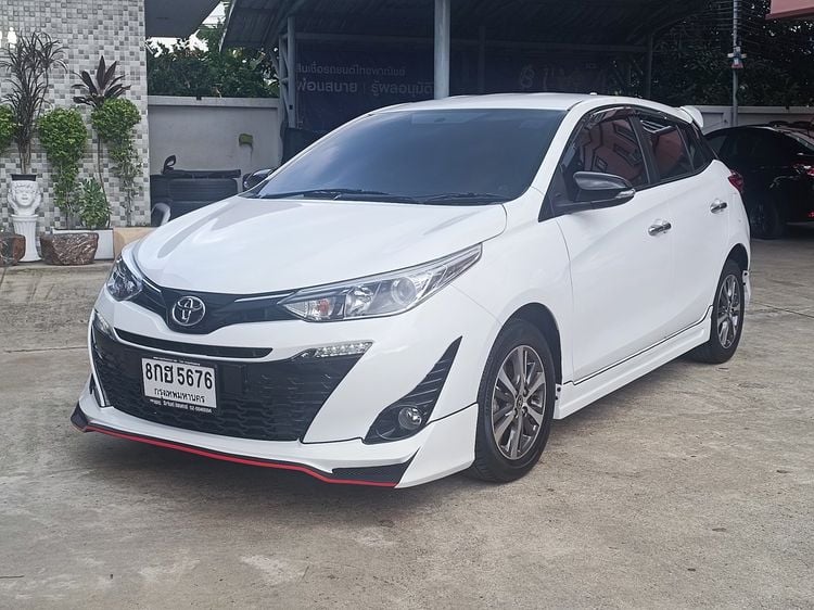 Toyota Yaris 2019 1.2 G Plus Sedan เบนซิน ไม่ติดแก๊ส เกียร์อัตโนมัติ ขาว