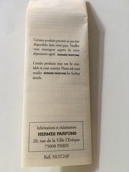 สบู่  HERMES   และกล่องน้ำหอม  HERMES  FAUBOURG  ED P  พร้อมใบเชอร์ รูปที่ 10