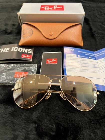RAY BAN Sunglasses Made in Italy แว่นตาเรแบน