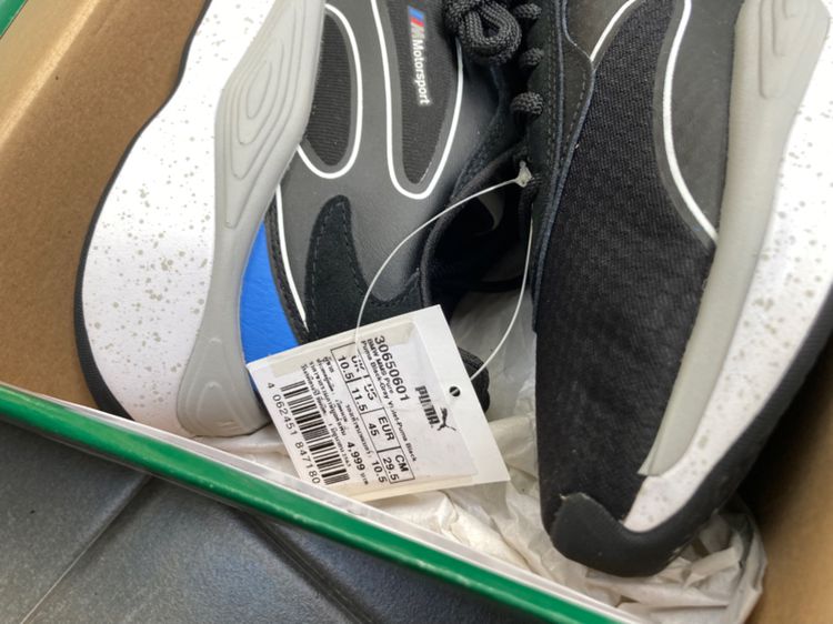 Puma MMS Pure P BMW M sport แถบสามสี ของใหม่ รองเท้า เบอร์ Size UK10.5 US11.5 EUR45 29.5CM รูปที่ 13