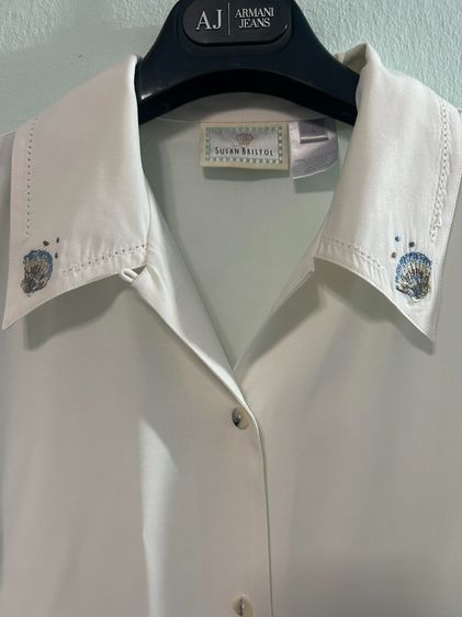 🌈เสื้อเชิ้ตแขนสั้น แบรนด์SUSAN BRISTOL(MADE IN HONG KONG )แบรนด์แท้💯แบรนด์ดัง💯💥🌈 รูปที่ 3