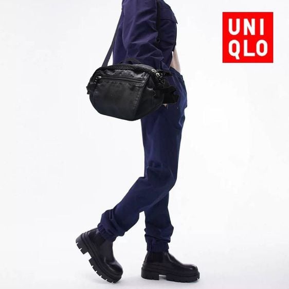 กระเป๋า2way คาดอกคาดเอวและสะพายข้าง มือสองแบรนด์ Uniqlo แท้สวยเหมือนใหม่