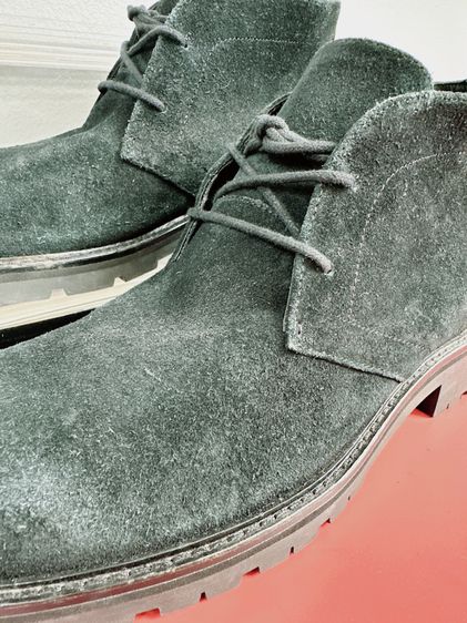 รองเท้าบู๊ทหนังกลับ Calvin Klein Sz.10us44eu28cm รุ่นUltan Calf Suede Chukka Boots สีดำ  รูปที่ 11