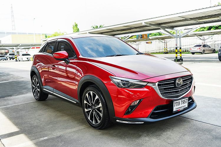 Mazda CX-3 2018 2.0 SP Sedan เบนซิน ไม่ติดแก๊ส เกียร์อัตโนมัติ แดง รูปที่ 2
