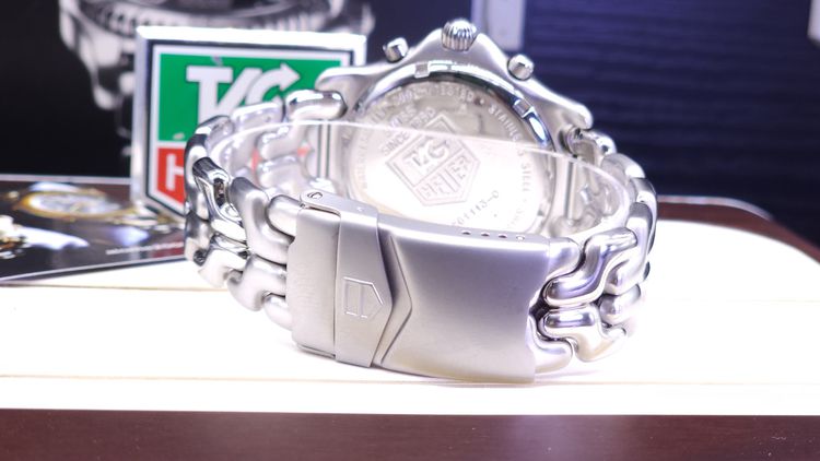 Tag heuer ก้างปลา Sel หน้าขาว โมเดล Senna Ayrton รูปที่ 3