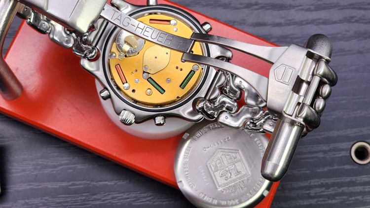 Tag heuer ก้างปลา Sel หน้าขาว โมเดล Senna Ayrton รูปที่ 6