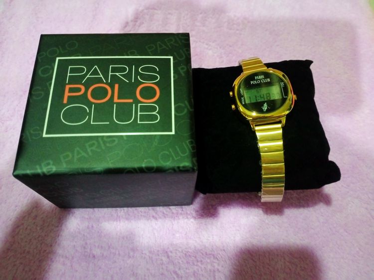 นาฬิกา สีทอง POLo CLUB 3PP-2108822L-GD-BK รูปที่ 3