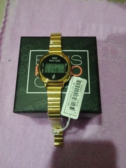นาฬิกา สีทอง POLo CLUB 3PP-2108822L-GD-BK รูปที่ 2