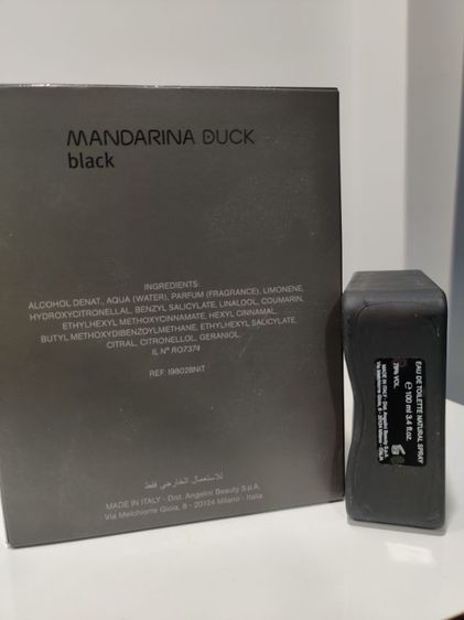 น้ำหอม Mandarina Duck Black มือสอง รูปที่ 2