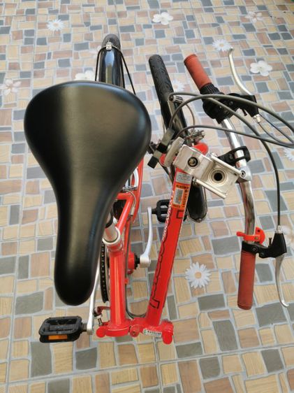 จักรยานพับได้ญี่ปุ่นสีแดง24นิ้วรับน้ำหนักไม่เกิน100กิโล รูปที่ 2