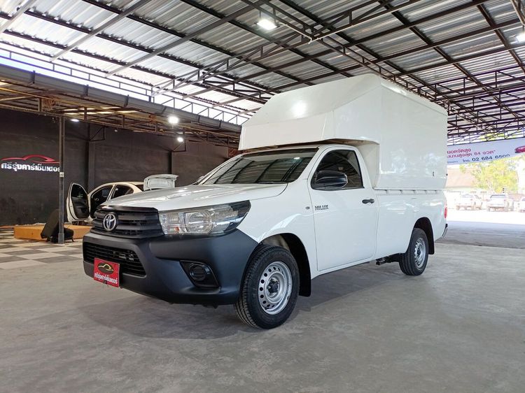 Toyota Hilux Revo 2015 2.4 J Pickup ดีเซล ไม่ติดแก๊ส เกียร์ธรรมดา ขาว