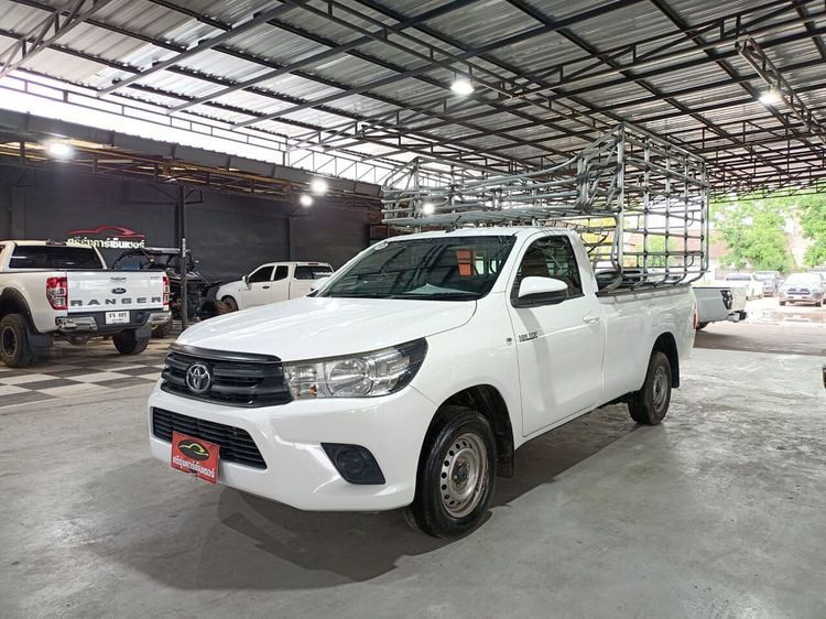 Toyota Hilux Revo 2016 2.4 J Pickup ดีเซล ไม่ติดแก๊ส เกียร์ธรรมดา ขาว